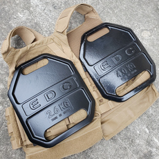 Жилет армейский edc健身负重钢板配战术背心或单独使用哑铃举重健康运动深蹲rogue