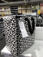 Ikea, коробочка для хранения, багажная льняная сумка для путешествий, система хранения для переезда, экологичная поясная сумка с молнией