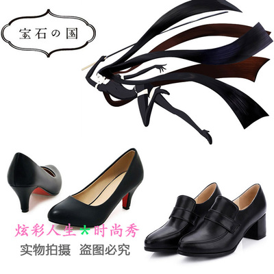 taobao agent Black footwear, cosplay, plus size