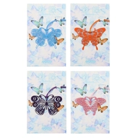 Шаншанг Cai Butterfly Металлическая нержавеющая сталь инопланетная краска бабочка закладка милая свежая бабочка любовь цветочные канцелярские товары закладка