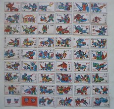 Карточки для настольных игр 怀旧收藏 变形金刚