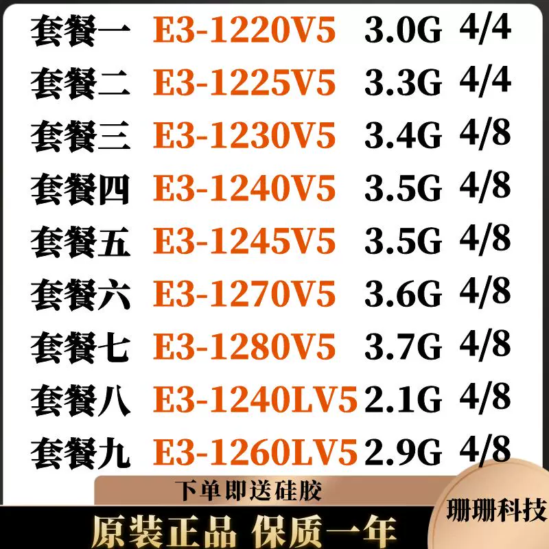 E3-1270V5 1220 1225 1230 1245 1280 1260LV5 1151 игла