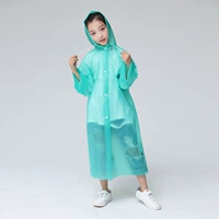 Детский зеленый дождевик