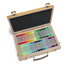 Масляная пастель 专业级瑞典绮牌(erengi)92色木盒装艺术家级油画棒 油粉棒(粗径) Beautiful cards