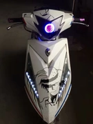 WISP ba thế hệ xe máy điện sửa đổi angel mắt đèn pha lắp ráp xe máy xenon đèn demon eye fisheye đèn pha