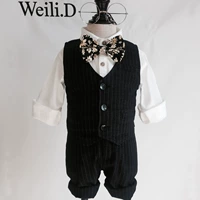 Жилет, комплект, лонгслив с бантиком