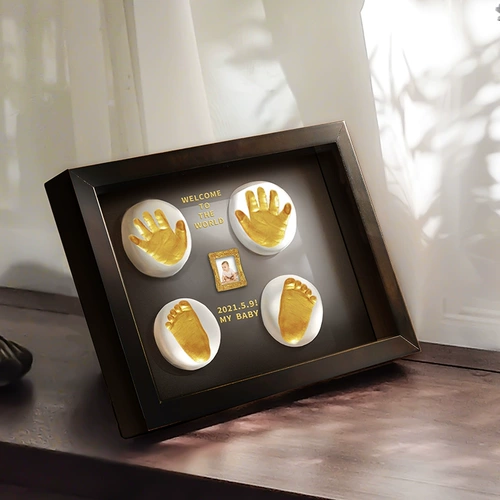Сувенир для новорожденных для младенца, детские отпечатки рук и ног, отпечаток рук, чернильная подушечка, фоторамка, «сделай сам»