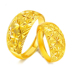 Cổ điển Việt Nam vàng cát nhẫn nam giới và phụ nữ đầy sao vàng mô phỏng vòng mạ vàng trang sức nhẫn euro tệ thời gian dài không phai Nhẫn