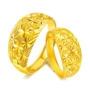 Cổ điển Việt Nam vàng cát nhẫn nam giới và phụ nữ đầy sao vàng mô phỏng vòng mạ vàng trang sức nhẫn euro tệ thời gian dài không phai nhẫn cưới đẹp