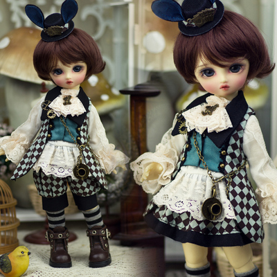 taobao agent AMORS New Products Bjd baby clothes Alice's SD baby jacket set Black Rabbit second version of new women's models