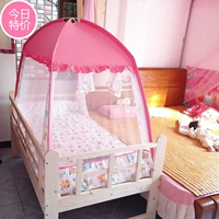 Детская кровать комара Стиль Принцесса Стиль 60*120 70*80*150 88*168 Бойкуффс детская кровать 1,0 метра монгольской сумки