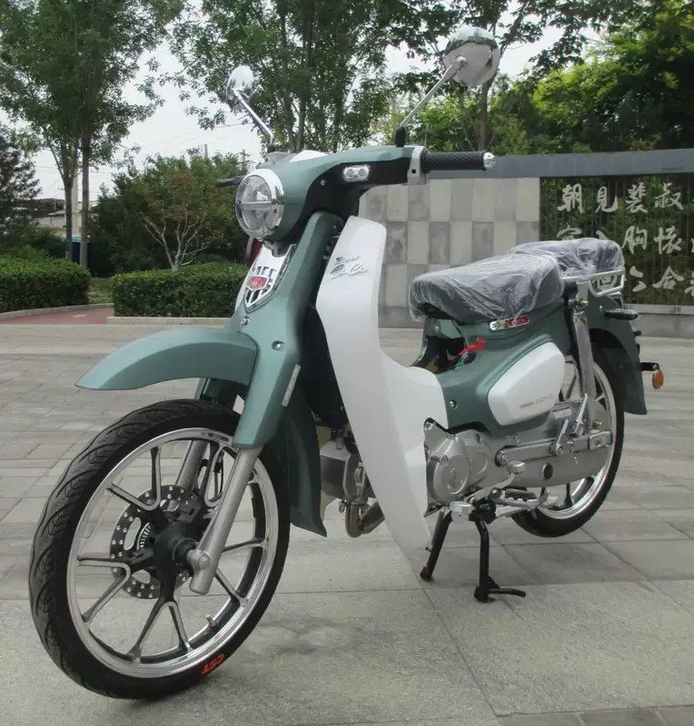 Chongqing Jialing SuperCoCo125CC retro cub two-wheeled fuel curved beam motorcycle can be registered