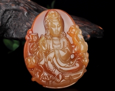 Украшения на шею 天然黄龙玉观音挂件黄玉观音吊坠玉牌男款玉石牌子包邮