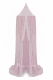 Розовая кровать вуаль (шифоновая кружевная модель)