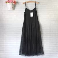 Кружевное платье-комбинация, жилет, длинная юбка, летнее боди, в корейском стиле, по фигуре