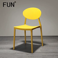 Đơn giản hiện đại Bắc Âu màu ghế ăn ngoài trời nhựa sáng tạo ghế ăn phòng chờ ghế dành cho người lớn phòng ngủ thiết kế nội thất ghế ăn
