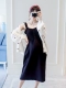Váy cho bà bầu 2020 Spring Tide Mom Fashion cardigan Two-Korea Stretch Đan Vest - Áo thai sản