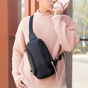 Nhà máy trực tiếp túi ngực nam túi đeo vai thông thường thể thao Túi Messenger xu hướng thời trang Phiên bản Hàn Quốc của ba lô túi ngoài trời - Túi vai đơn