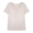MC2018 mùa xuân và mùa hè sản phẩm mới thiết kế đơn giản cạnh ánh sáng vườn cổ áo thiết kế t-shirt dress dài váy của phụ nữ trắng lỏng