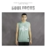 SOUL FOCUS thời trang đường phố thương hiệu graffiti bãi biển mồ hôi vest không tay quốc gia BBOY cotton đường phố khiêu vũ áo thun - Lót áo lót thể thao  Lót