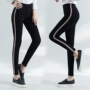 Quần legging và chất béo cộng với size lớn mùa thu đông mới chất béo mm200 kg cotton dày eo cao là quần chín mỏng hoang dã quần áo tập gym nữ