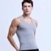 Vest nam tự trồng màu rắn thể thao cotton đáy áo mùa hè thủy triều tập thể dục rào cản thanh niên bông vest áo cotton nam mùa hè Áo vest