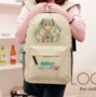 Hatsune Miku của vai túi sinh viên Anime ba lô Dễ Thương cô gái túi phim hoạt hình mô hình có thể được tùy chỉnh hình sticker dễ thương