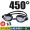Kính râm HD chống nước chống sương mù mạ hộp lớn nam và nữ kính bơi chuyên nghiệp kính nhẹ cận thị kính bơi - Goggles kính bơi