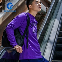 NIKE MODern nam NBA Lakers thể thao và giải trí áo len dài tay cổ tròn 860722-504 - Thể thao lông cừu / jumper áo nỉ nữ có mũ