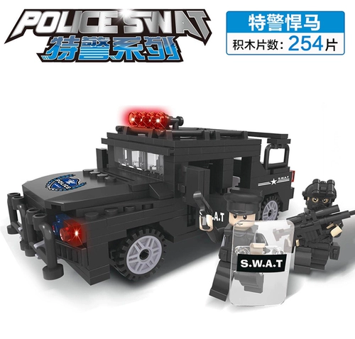 Lego, полицейская машина, конструктор, интеллектуальная игрушка, модель автомобиля, полиция