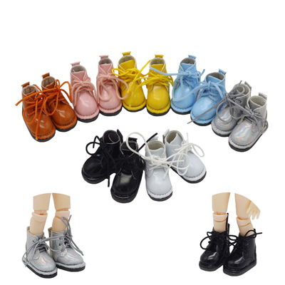 taobao agent OB11 12 points bjd doll shoes Q version of children's sports shoes casual shoes new bright leather boots