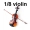 Trẻ em 2 tuổi đến violin người lớn 4 4 đến 1 32 đặc biệt nhỏ bằng gỗ rắn violon nhạc cụ quà tặng cao cấp - Nhạc cụ phương Tây