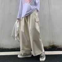Tide, белая униформа медсестры, осенние японские штаны в стиле хип-хоп, 2021 года, свободный прямой крой, популярно в интернете