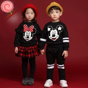 Bé Hàn Quốc ưa thích áo len bé trai và bé gái phù hợp với ngày đầu năm mới Dịch vụ làm vườn phục vụ lớp học quần áo trẻ em mẫu giáo