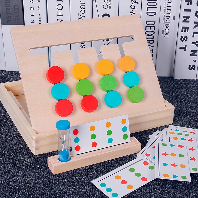 Montessori dạy học đồ chơi 4 màu đồ chơi giáo dục Trẻ em 3 - 7 tuổi tư duy logic đào tạo trẻ sơ sinh dạy học bốn màu - Đồ chơi giáo dục sớm / robot