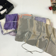 Màu sắc ngẫu nhiên đặc biệt cung cấp lụa lụa duy nhất màu rắn gối khăn chăm sóc tóc chống nhăn gối khăn
