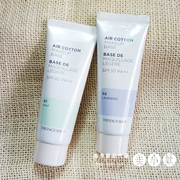 Spot Korea The face shop Isolation Cream Makeup Milk Sunscreen Brightening Base Kem che khuyết điểm Xanh tím Chính hãng