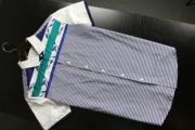 Nanrui nhà cắt quần áo nam tiêu chuẩn thời trang giản dị áo sơ mi nam trẻ trung bằng vải cotton ngắn tay