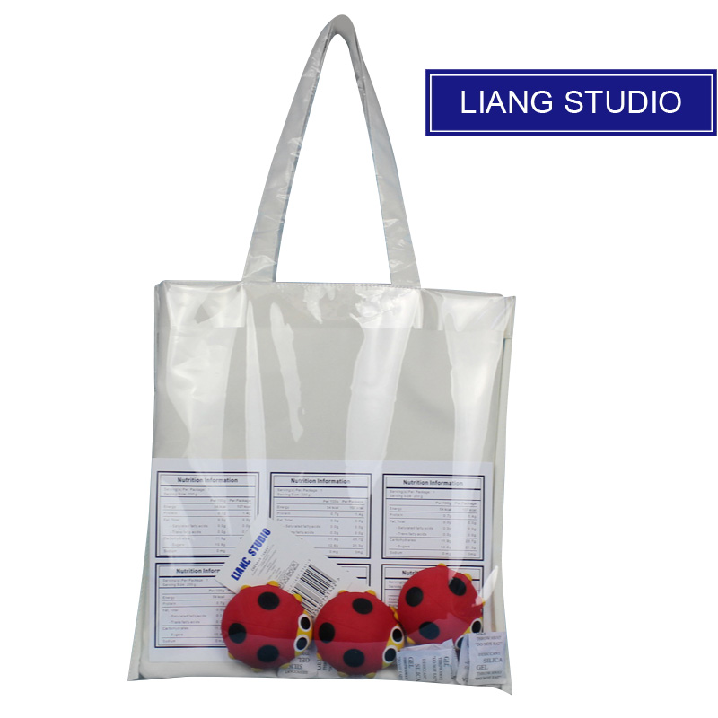 White Ladybugsummer Bag female 2021 new pattern Port style customized One shoulder Canvas bag Yellow duck Harajuku handbag Transparent bag