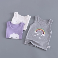 Радужный жилет, в цветочек