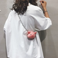 Милая маленькая небольшая сумка, мультяшная сумка через плечо, сумка на одно плечо на цепочке, 2019