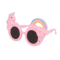 Синий единорог радуга розовый