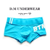 DM nam đồ lót TOP thư boxer briefs thấp eo sexy bốn góc thanh niên bông thủy triều thời trang đơn giản vài đồ lót cho người béo