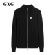 GXG nam mùa đông 2018 Hot Hot Fashion Black Half Turtleneck Zip cardigan Sweater # 174130171 - Cặp đôi áo len