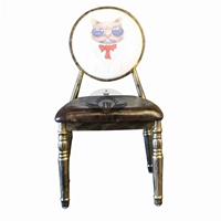 Ретро -обеденный стул Робот Кот