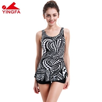 Yingfa yingfa плавать женская юбка для женской юбки Новый продукт Wingrsen Light Slim стройная и черно -белая консервация
