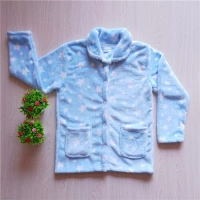 Dịch vụ tại nhà nữ flannel đồ ngủ ấm XL dày áo khoác lông cừu san hô mùa thu và mùa đông sang trọng - Pyjama quan lot