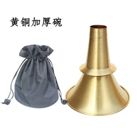 Толстая латунная миска+сумка для миски