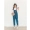 Jeans nữ đầu mùa thu 2018 new bib loose Hàn Quốc phiên bản của mỏng sinh viên giản dị hoang dã dụng cụ jumpsuit quần jean rách hàn quốc