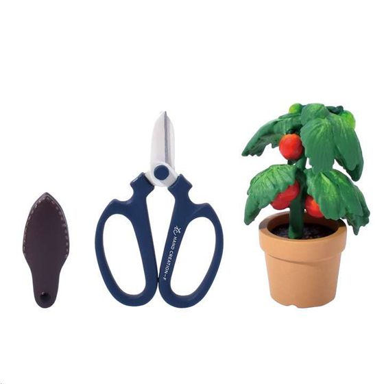 #1Kenelephant Gashapon  Mini gardens tool scissors Spout eradicator Spray gun miniature gardening prop